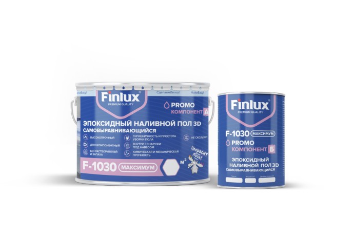 Пол наливной эпоксидный Finlux F-1030 3D