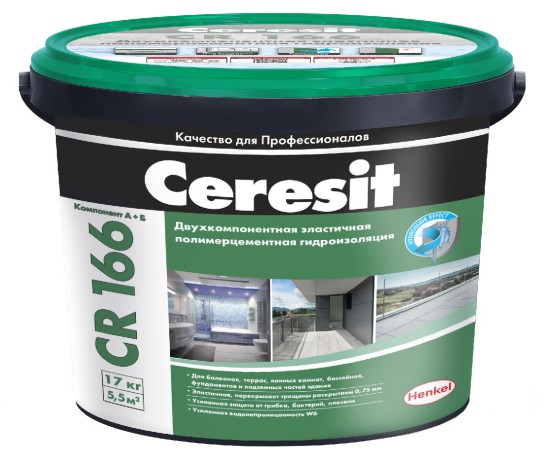 Масса эластичная гидроизолирующая Ceresit CR 166
