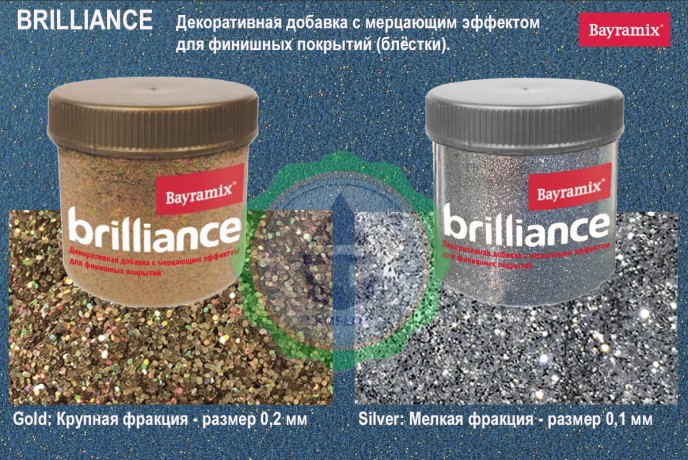 Декоративная добавка с мерцающим эффектом Bayramix Brilliance