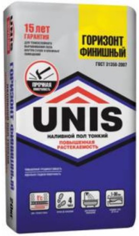 Наливной пол Юнис Горизонт Финишный