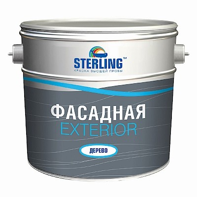 Краска фасадная Sterling ЭКстериор Минерал-сольвент