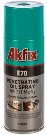 Смазка молибденовая проникающая Akfix Е70