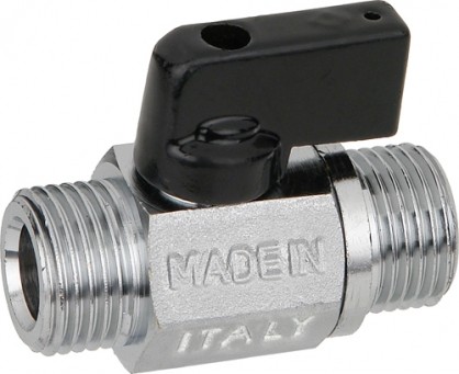 Кран шаровой Bugatti Mini редуцированный наружная-наружная резьба Арт. 810