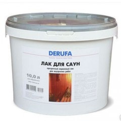 Лак для саун Derufa