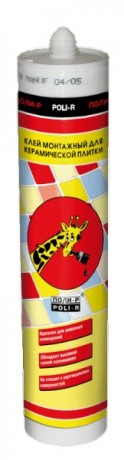 Клей монтажный для керамической плитки Поли-Р