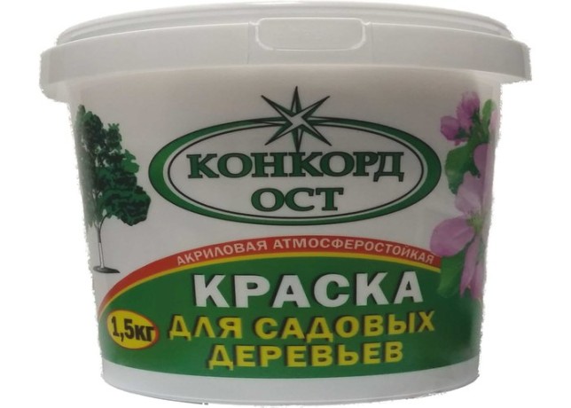 Краска для садовых деревьев Конкорд Ост ВДАК-224