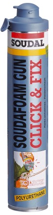 Пена монтажная пистолетная Soudal Soudafoam Gun Click & Fix