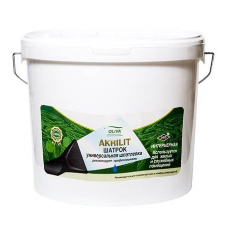 Шпатлевка Олива Акрилит 410 Шатрок