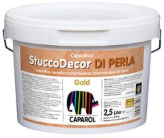 Шпатлевка декоративная Caparol StuccoDecor DI PERLA Silber