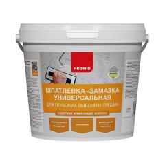 Шпатлевка-замазка универсальная Neomid для заделки глубоких выбоин и трещин