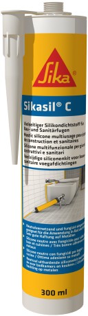 Герметик силиконовый санитарный нейтральный Sika Sikasil-C