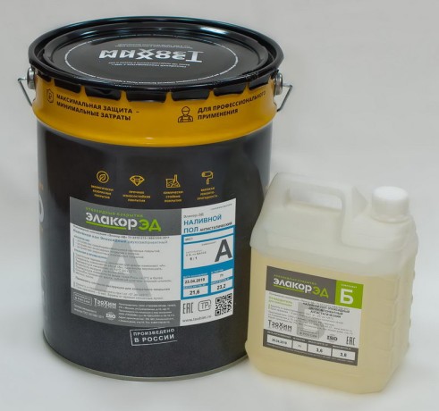 Пол наливной эпоксидный антистатический Элакор-ЭД