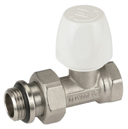 Радиаторный вентиль ручной регулировки со стопорным кольцом Bugatti Арт. 8801Р