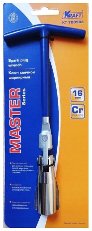 Ключ Kraft Master свечной шарнирный