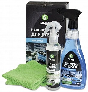 Нанопокрытие для стекла Grass NanoForce