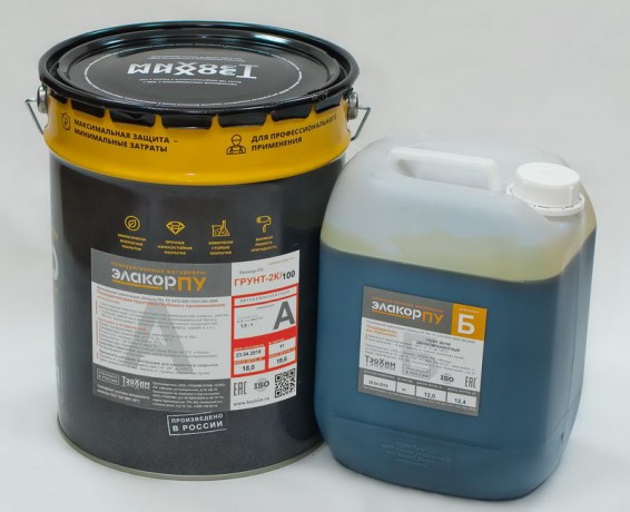 Грунтовка полиуретановая Элакор-ПУ Грунт-2К/100