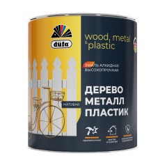 Эмаль алкидная высокопрочная Dufa Дерево металл пластик