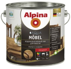 Лак для мебели Alpina