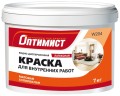 Краска Оптимист W204 интерьерная супербелая матовая