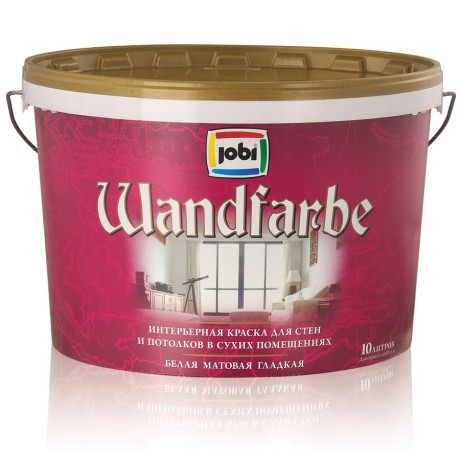 Краска для стен и потолков Jobi Wandfarbe