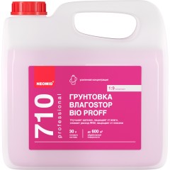 Грунт влагоизолятор Neomid ВлагоStop Bio Proff 710 концентрат 1:9