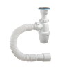 Сифон для умывальника и мойки Сифон для умывальника и мойки 1 ? х 40 мм с гибкой трубой 40х40/50 мм Orio