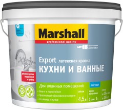 Краска латексная Marshall для Кухни и Ванной