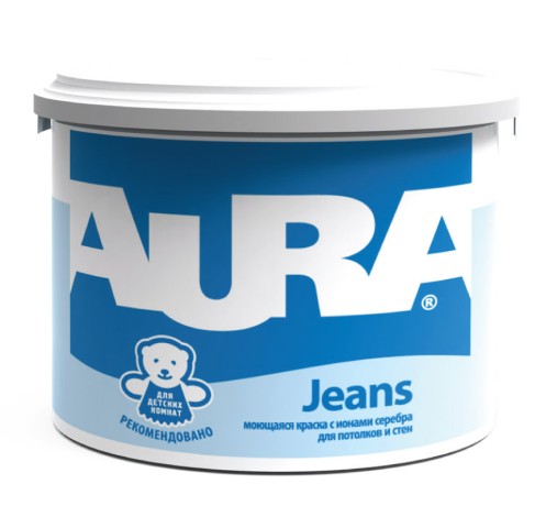 Краска AURA Jeans моющаяся