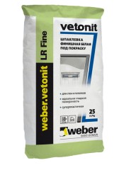 Шпатлевка финишная Вебер Ветонит LR Fine