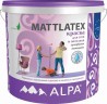 Краска латексная для стен и потолков Alpa Mattlatex