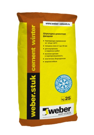 Штукатурка цементная Вебер Ветонит Cement