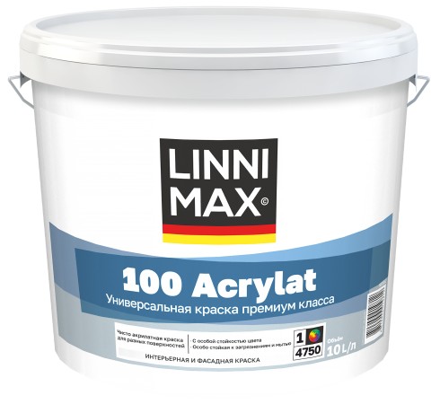 Краска фасадная акрилатная LinniMax 100 Acrylat