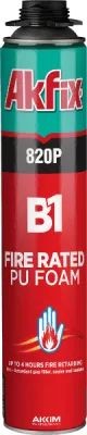 Пена полиуретановая монтажная профессиональная огнестойкая Akfix 820P