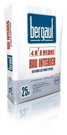 Штукатурка цементная Bergauf Bau Interier