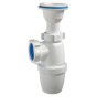 Сифон бутылочный 11/2’’ x 40 мм, малый корпус, с литым выпуском Orio