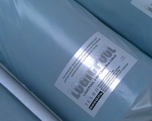 Мембрана для бассейна ТехноНиколь Техноэласт Logicpool V-RP