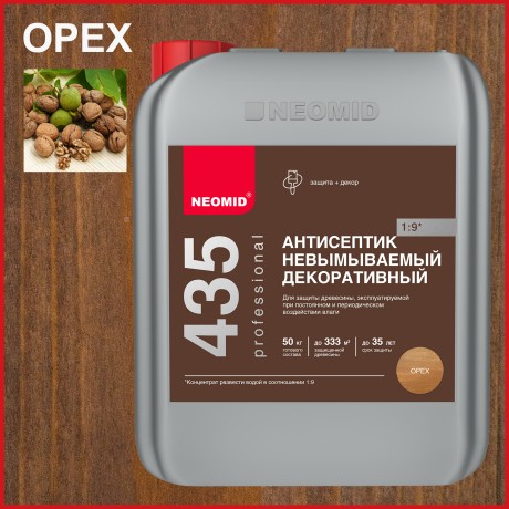Антисептик невымываемый для дерева декоративный Neomid 435