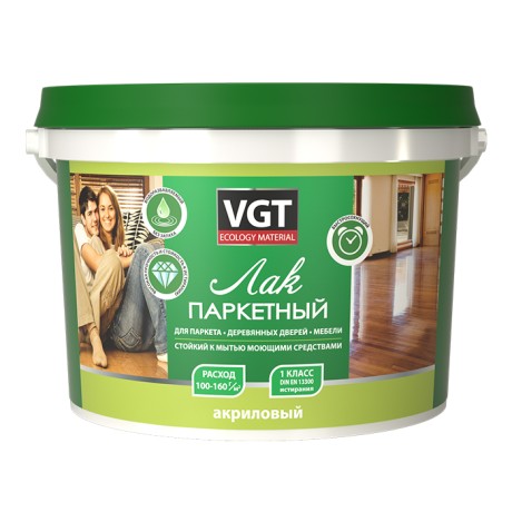 Лак паркетный акриловый ВГТ
