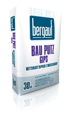 Штукатурка гипсовая Bergauf Bau Putz Gips