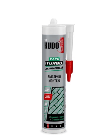 Клей для быстрого монтажа акриловый Kudo Turbo