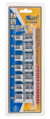 Набор торцевых головок Kraft 1/2"Dr. 7 шт.