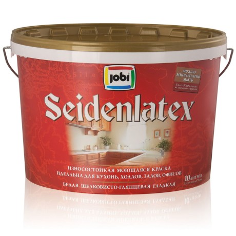 Краска моющаяся Jobi Seidenlatex