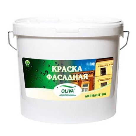 Краска фасадная Олива Акрилит-101 Силиконовая