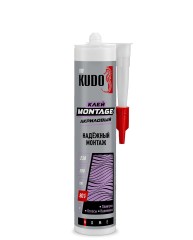Клей для надёжного монтажа акриловый Kudo Montage