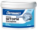 Краска Оптимист F309 "Шторм" фасадная белая матовая