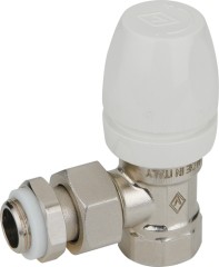 Клапан термостатический угловой Bugatti, резьба внутренняя/разъемный соединитель Арт. 8840