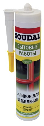 Герметик силиконовый для остекления Soudal