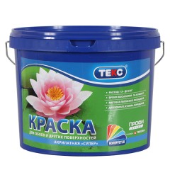 Краска акрилатная Текс Профи Супер