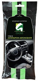 Салфетка влажная для ухода за интерьером а/м Grass
