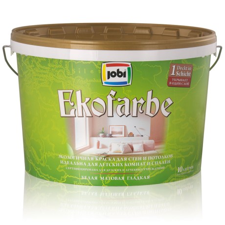 Краска влагостойкая Jobi Ekofarbe